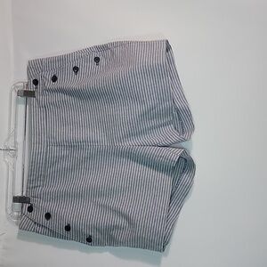 BANANA REPUBLIC | Blue & White Strip  Nautical Shorts
